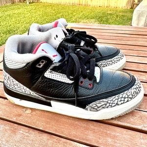 Jordan 3 retro black cement GS size 5.5Y